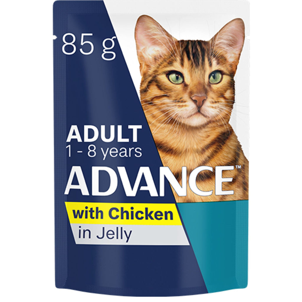 Advance Chicken in Jelly Adult Cat Wet Food 85g (+_+)-Habitat Pet Supplies