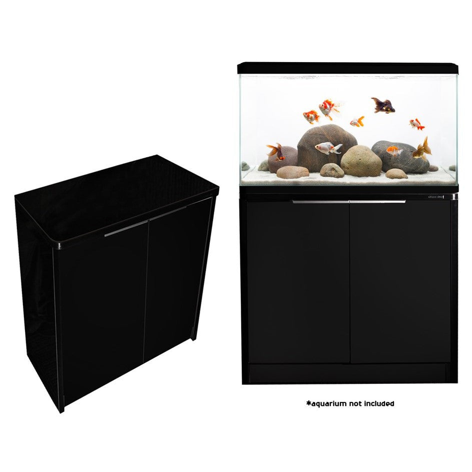 Aqua One Lifestyle Cabinet Gloss Black for 76 and 94 Aquarium***-Habitat Pet Supplies