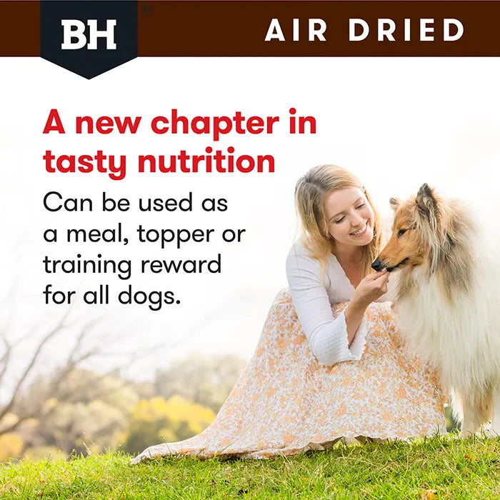 Black Hawk Air Dried Beef and Mackerel Dry Dog Food 450g ^._.^