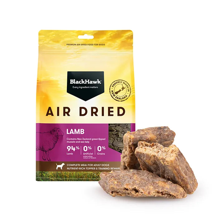 Black Hawk Air Dried Lamb Dry Dog Food 2kg ^._.^