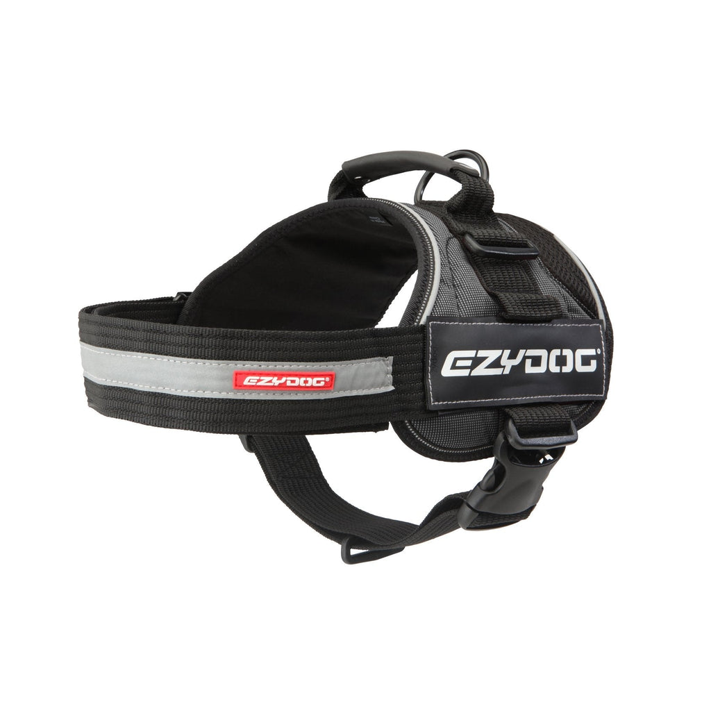 Ezydog Convert Dog Harness Charcoal Extra Large-Habitat Pet Supplies
