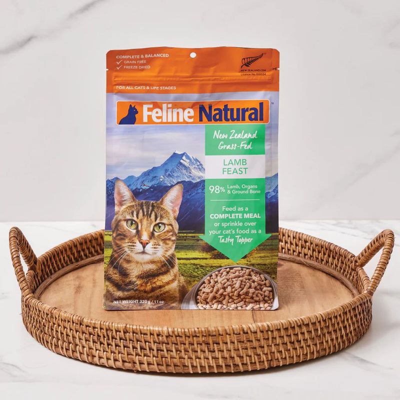 Feline Natural Lamb Feast Freeze Dried Cat Food 320g
