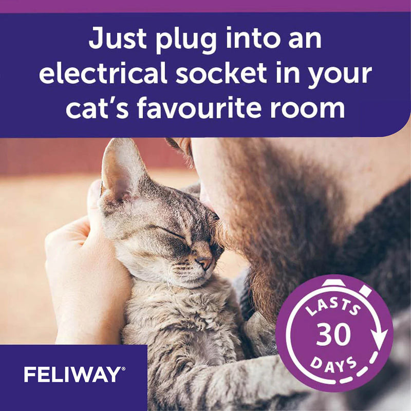 Feliway Pheromone Diffuser Refill for Cats 48ml 3 Pack