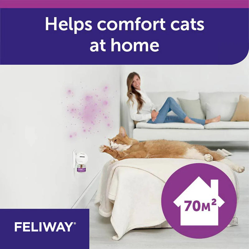 Feliway Pheromone Diffuser Refill for Cats 48ml 3 Pack