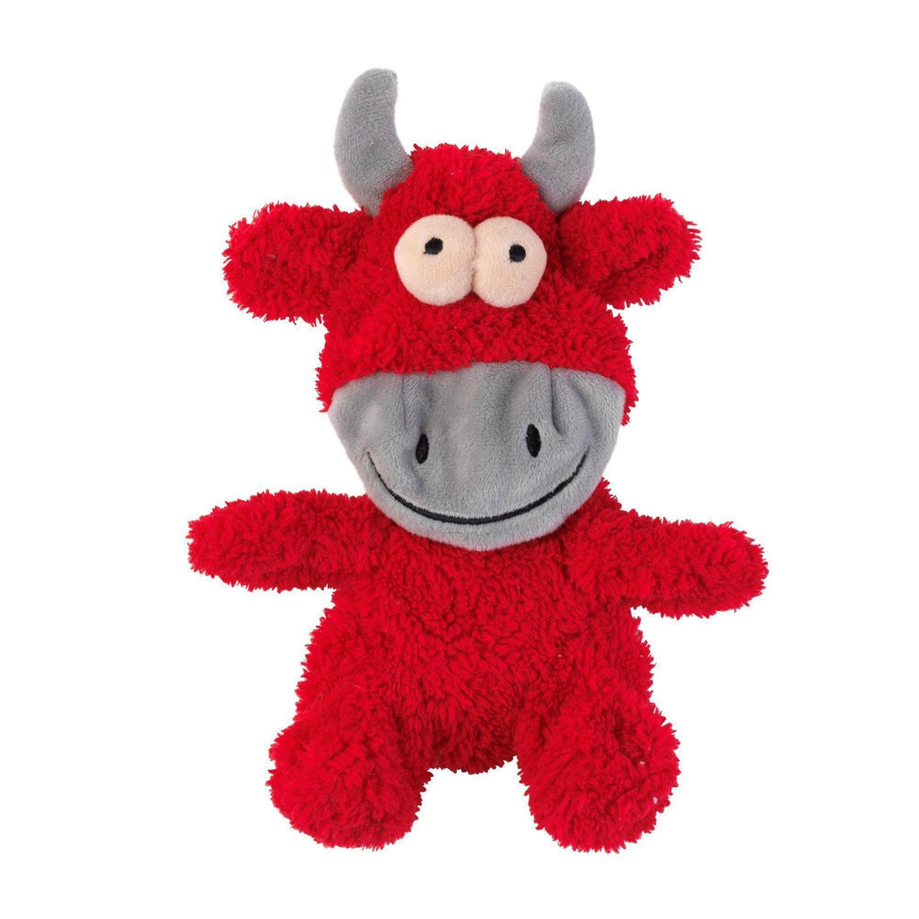 FuzzYard Dog Toy Flat Out Nasties Jordan the Bull :->>-Habitat Pet Supplies