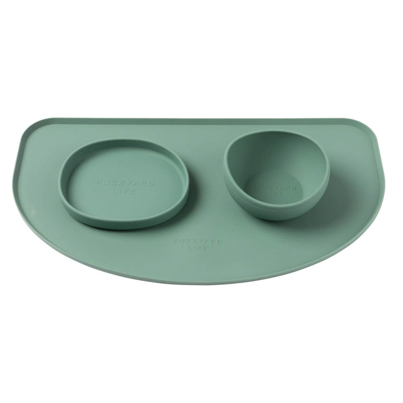 FuzzYard Life Silicone Feeding Mat Myrtle Green