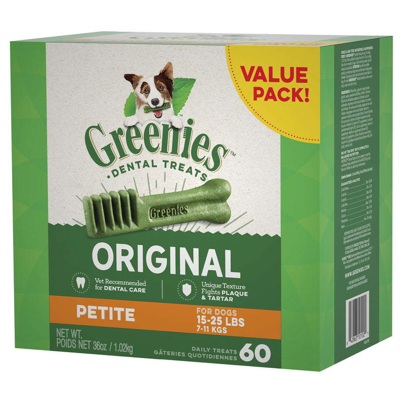 Greenies Dog Original Dental Treats for Petite Dogs Value Pack 1kg ^._.^