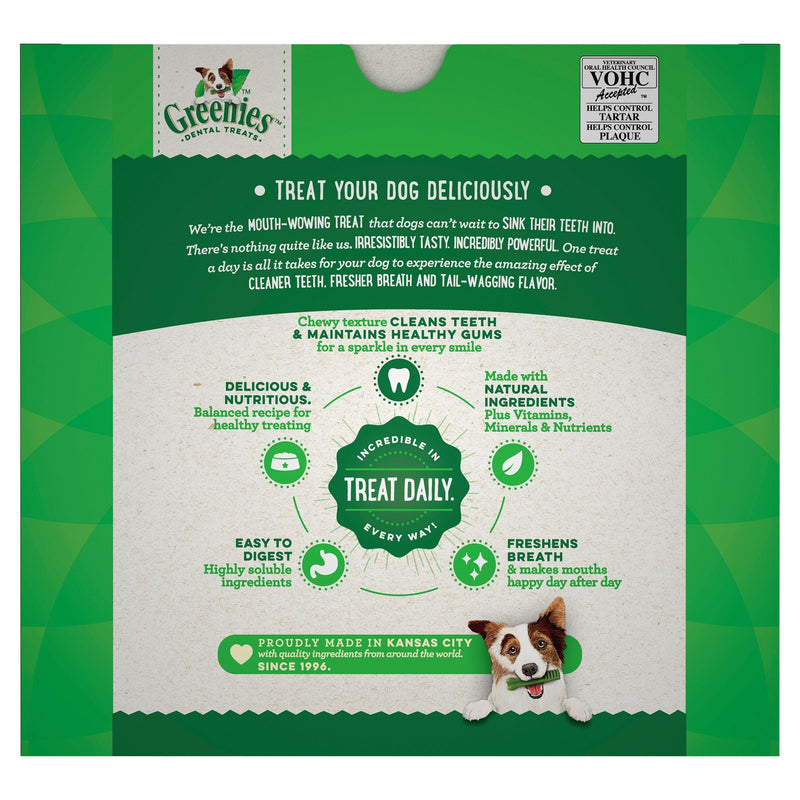 Greenies Dog Original Dental Treats for Teenie Dogs Value Pack 1kg ^._.^