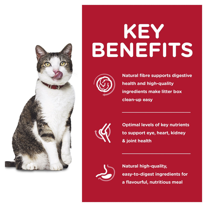 Hills Science Diet Indoor Adult 11+ Dry Cat Food 1.58kg