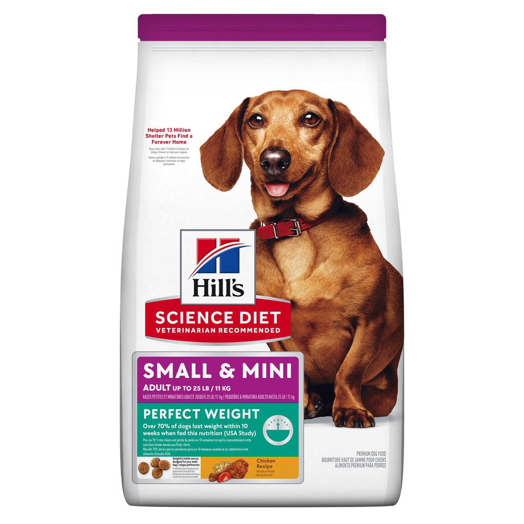 Hills Science Diet Perfect Weight Small and Mini Adult Dog Dry Food 5.67kg *!*!*-Habitat Pet Supplies