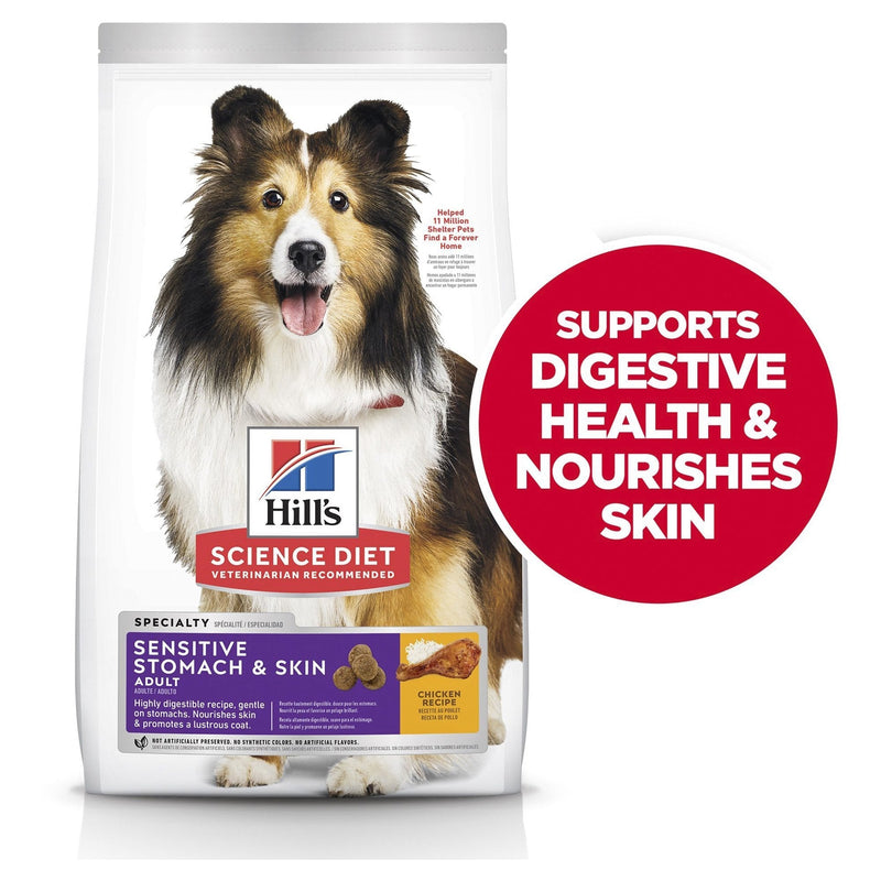 Hills Science Diet Sensitive Stomach and Skin Adult Dry Dog Food 1.81kg ^._.^