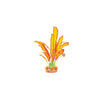 Kazoo Aquarium Artificial Plant Purple or Orange Silk with Thin Leaves Medium