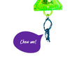Kazoo Bird Toy Acrylic Bell with Wicker Rings Small
