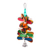 Kazoo Bird Toy with Pop Sticks and Bell Medium-Habitat Pet Supplies