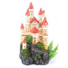 Kazoo Castle with Red Roof Fish Tank Ornament-Habitat Pet Supplies