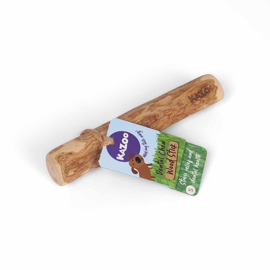 Kazoo Dental Chew Coffee Wood Stick Small-Habitat Pet Supplies
