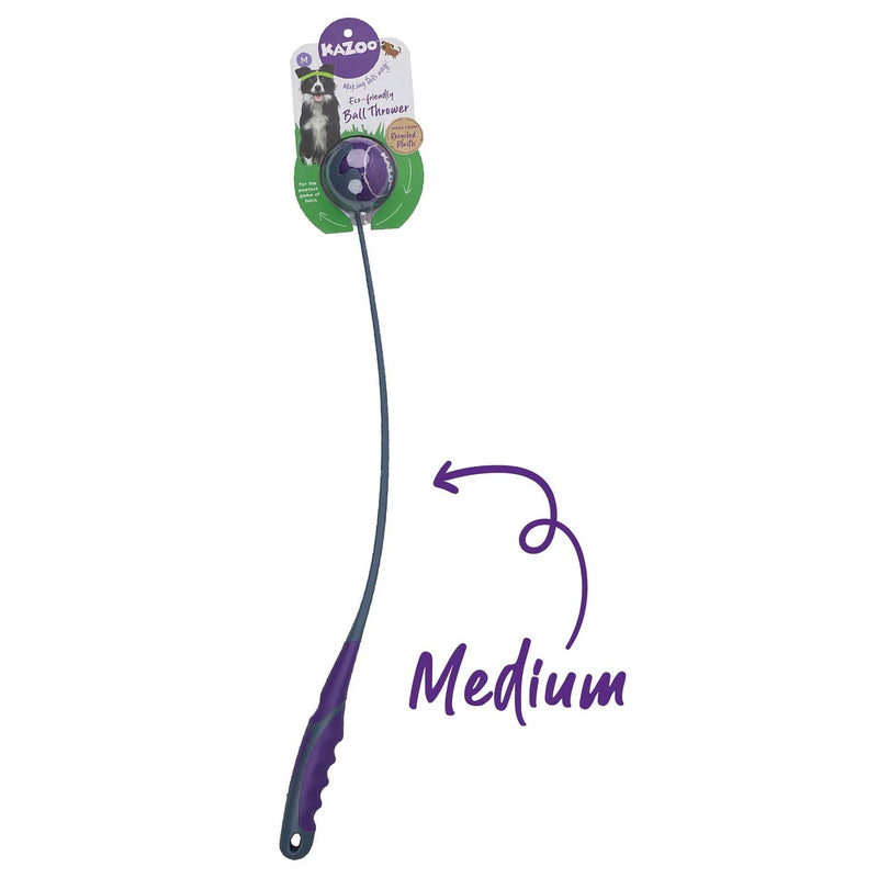 Kazoo Eco Friendly Ball Thrower Dog Toy Medium ^._.^-Habitat Pet Supplies