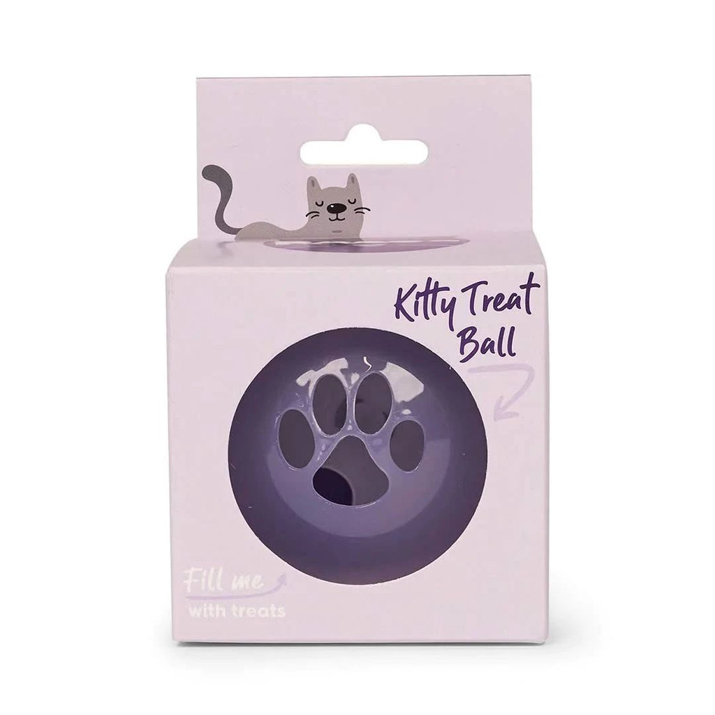 Kazoo Interactive Treat Dispensing Ball Cat Toy-Habitat Pet Supplies