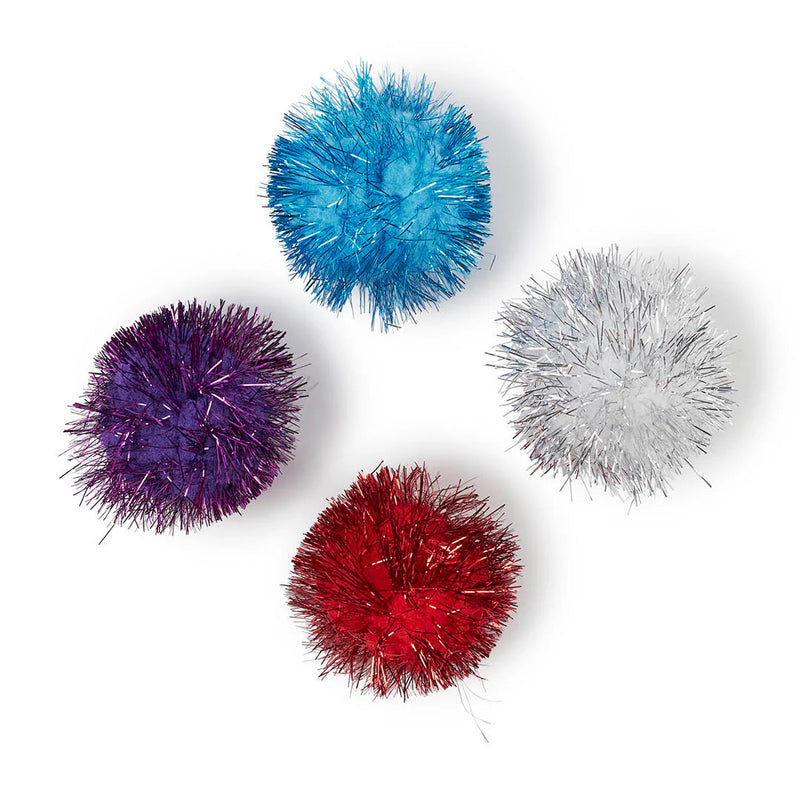 Kazoo Pom Pom Ball Cat Toy ^._.^-Habitat Pet Supplies