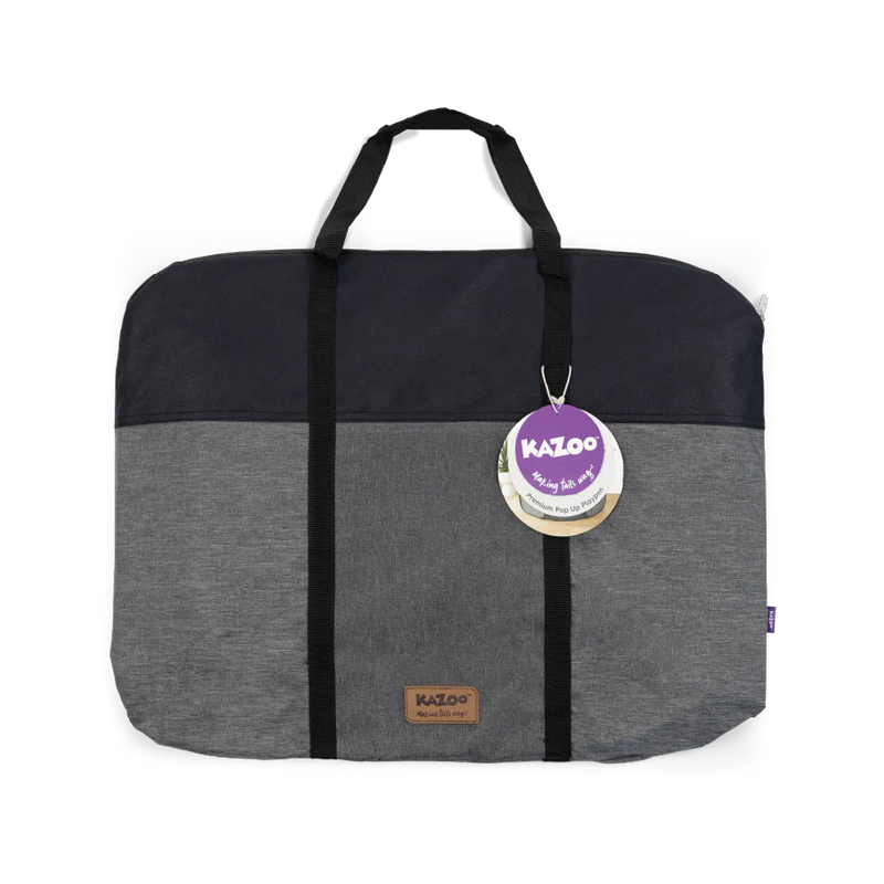 Kazoo Premium Pop Up Canvas Playpen Large Grey