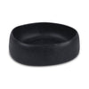 Kazoo The Better Bowl Recycled Plastic Ergonomic Dog and Cat Bowl Charcoal-Habitat Pet Supplies