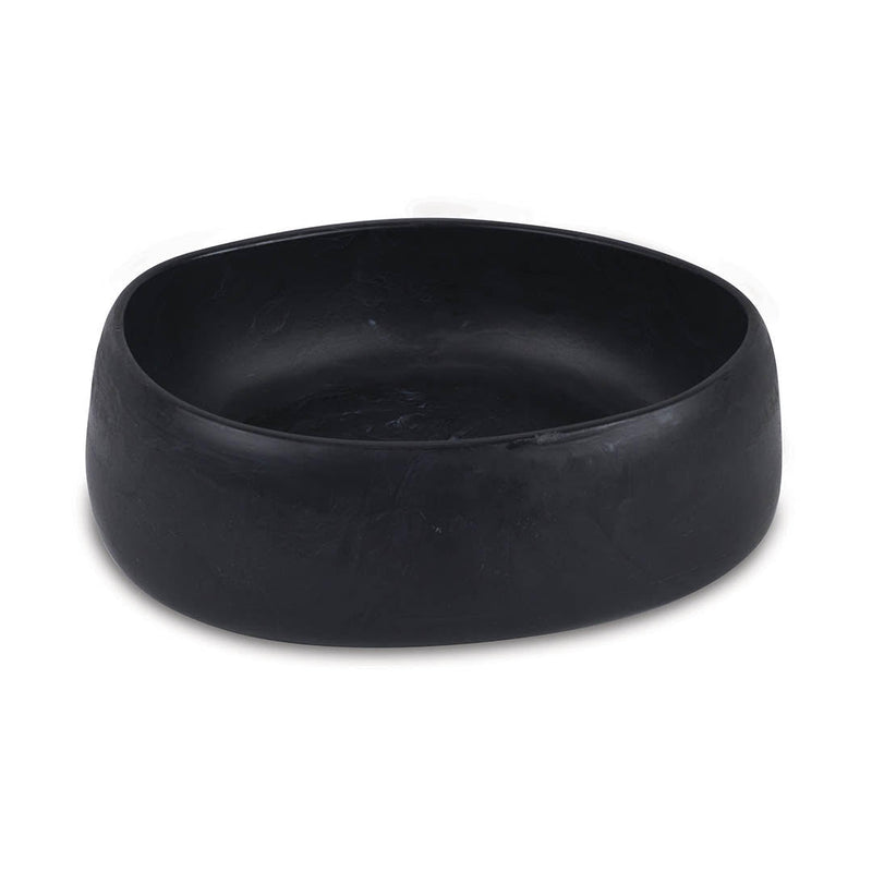 Kazoo The Better Bowl Recycled Plastic Ergonomic Dog and Cat Bowl Charcoal-Habitat Pet Supplies