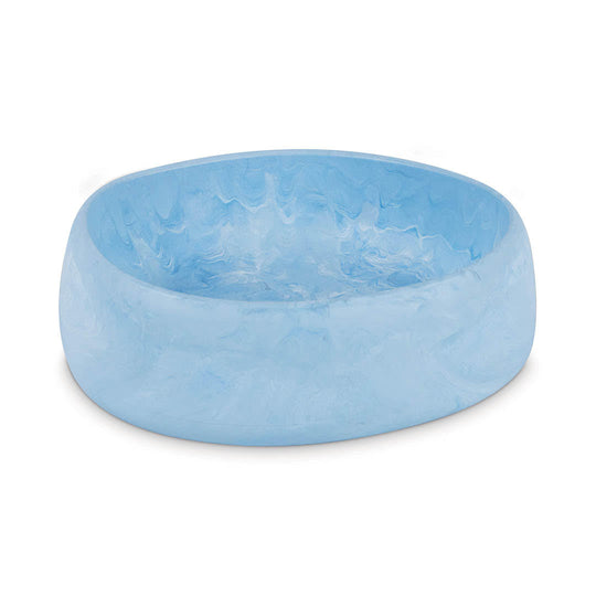 Kazoo The Better Bowl Recycled Plastic Ergonomic Dog and Cat Bowl Ocean