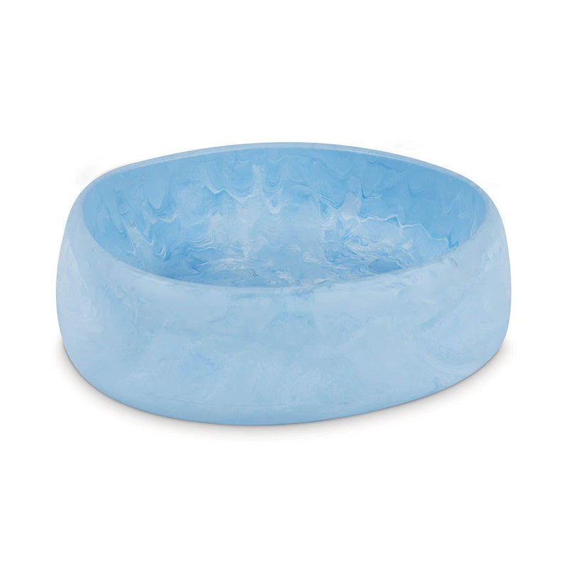 Kazoo The Better Bowl Recycled Plastic Ergonomic Dog and Cat Bowl Ocean-Habitat Pet Supplies