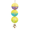 Kazoo Triple Ball with Bell Hanging Bird Toy
