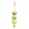 Kazoo Triple Ball with Bell Hanging Bird Toy-Habitat Pet Supplies