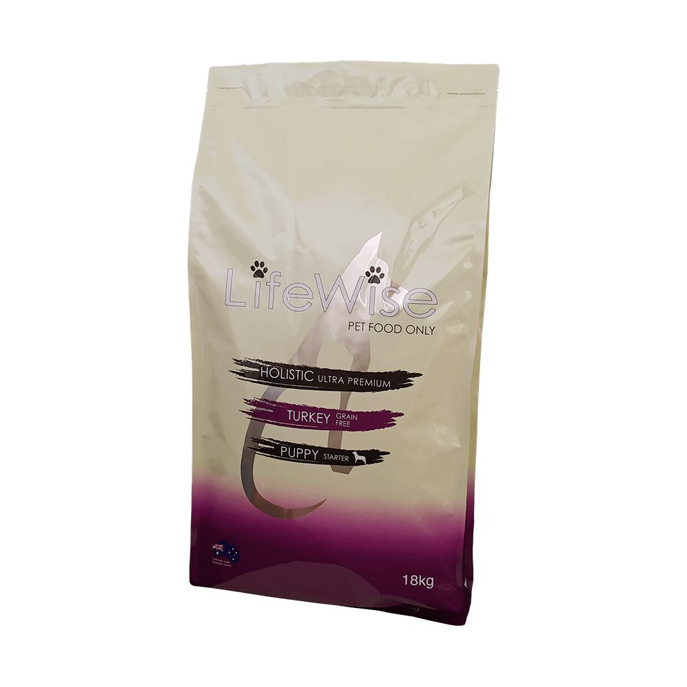 LifeWise Puppy Stage 1 Grain Free Starter Turkey Large Breed Dry Dog Food 18kg-Habitat Pet Supplies