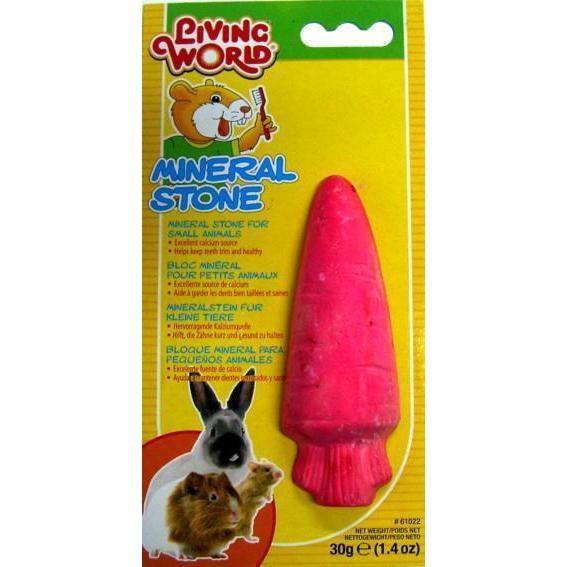 Living World Small Animal Carrot Mineral Stone-Habitat Pet Supplies