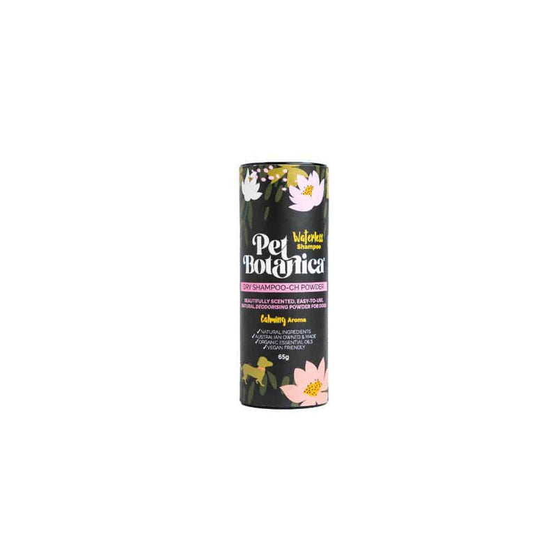 Pet Botanica Dry Shampoo Powder Calming Aroma for Dogs 65g Habitat Pet Supplies