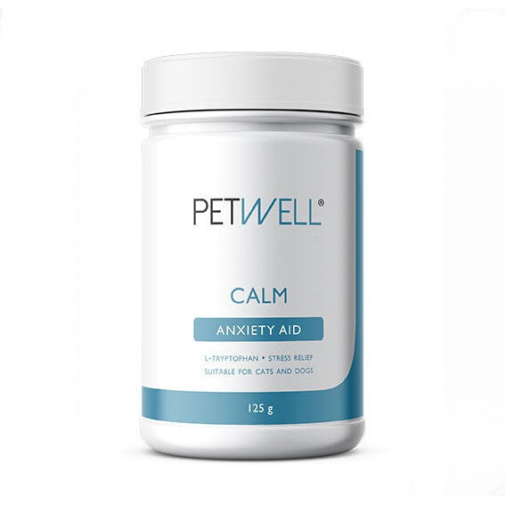 PetWell Calm Natural Anxiety Aid Supplement for Dogs and Cats 125g *!*!*-Habitat Pet Supplies