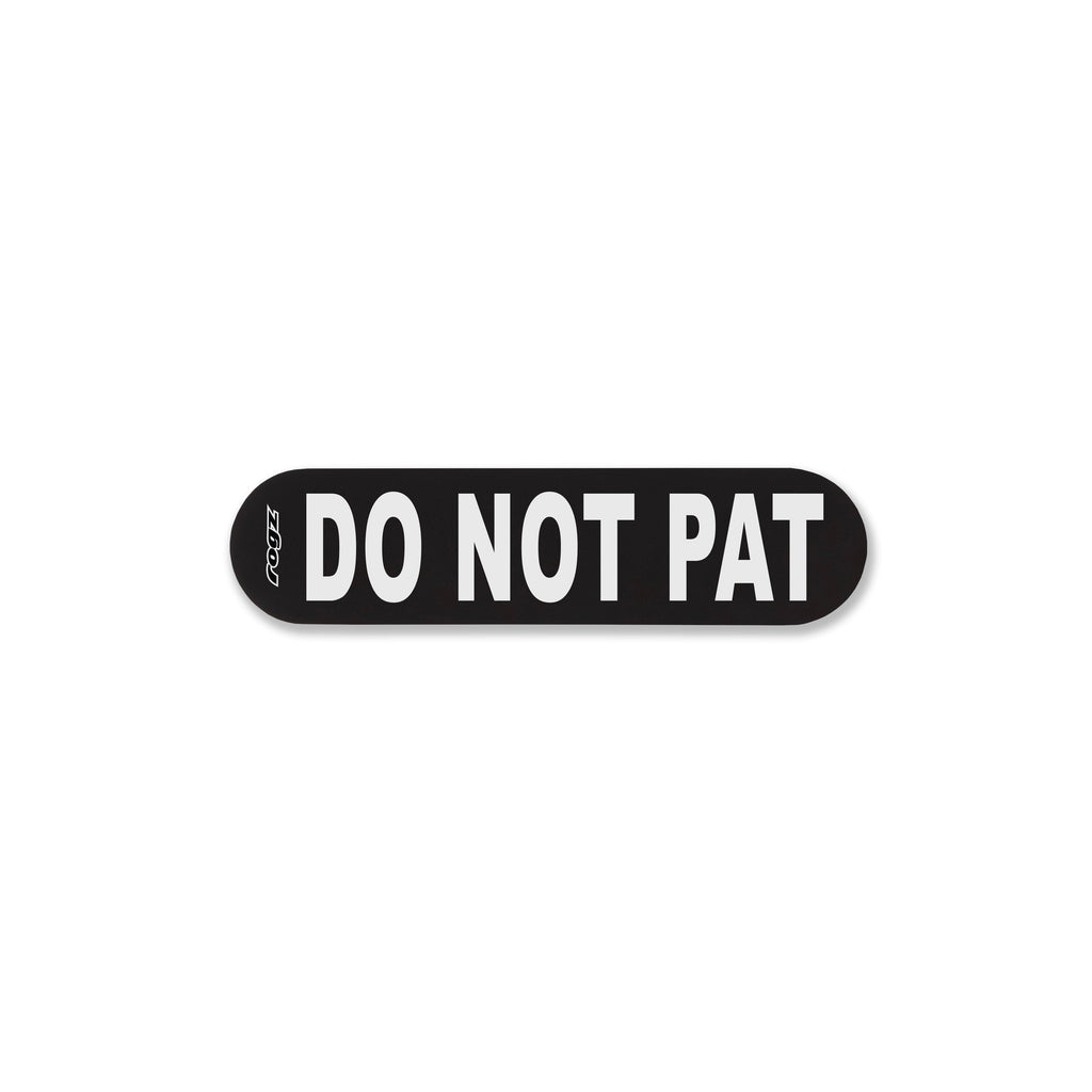 Rogz Pre-Made Badge Do Not Pat Sml-Habitat Pet Supplies