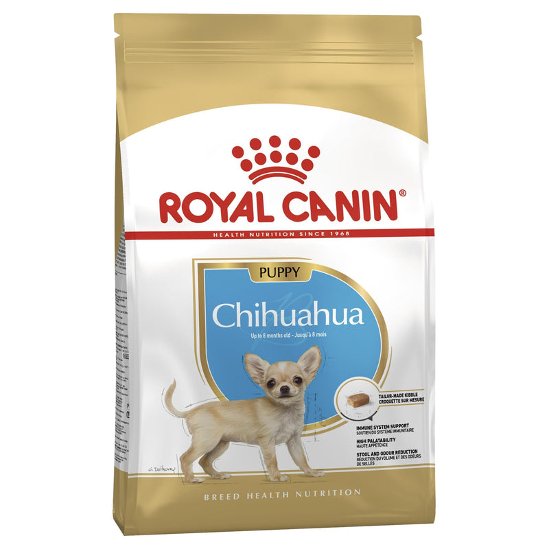 Royal Canin Dog Chihuahua Puppy Dry Food 1.5kg ^._.^-Habitat Pet Supplies