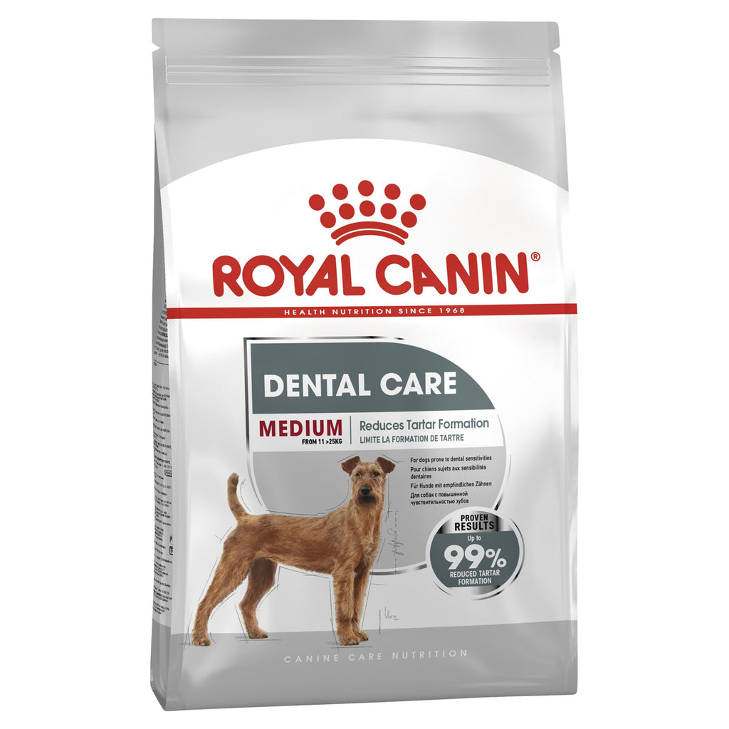 Royal Canin Dog Medium Dental Care Adult Dry Food 3kg (+_+)-Habitat Pet Supplies