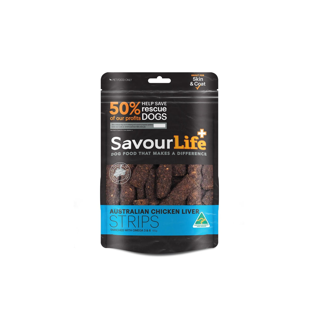 SavourLife Australian Liver Strips Dog Treats 165g-Habitat Pet Supplies
