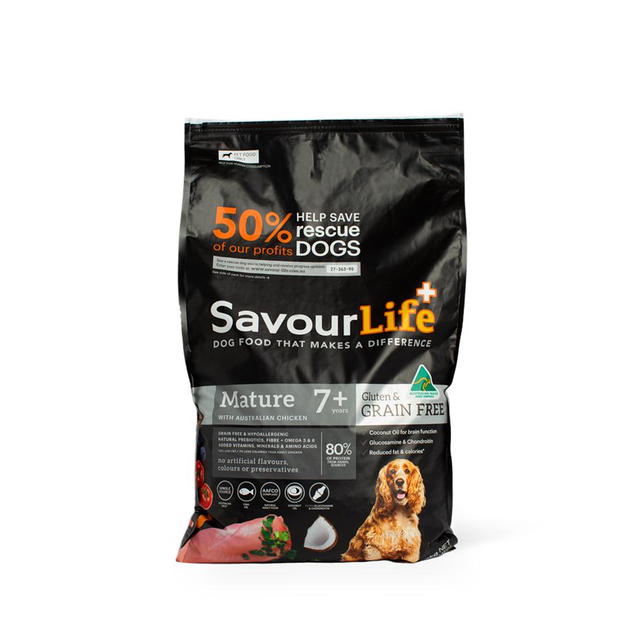 SavourLife Grain Free Mature Dry Dog Food Chicken 10kg-Habitat Pet Supplies