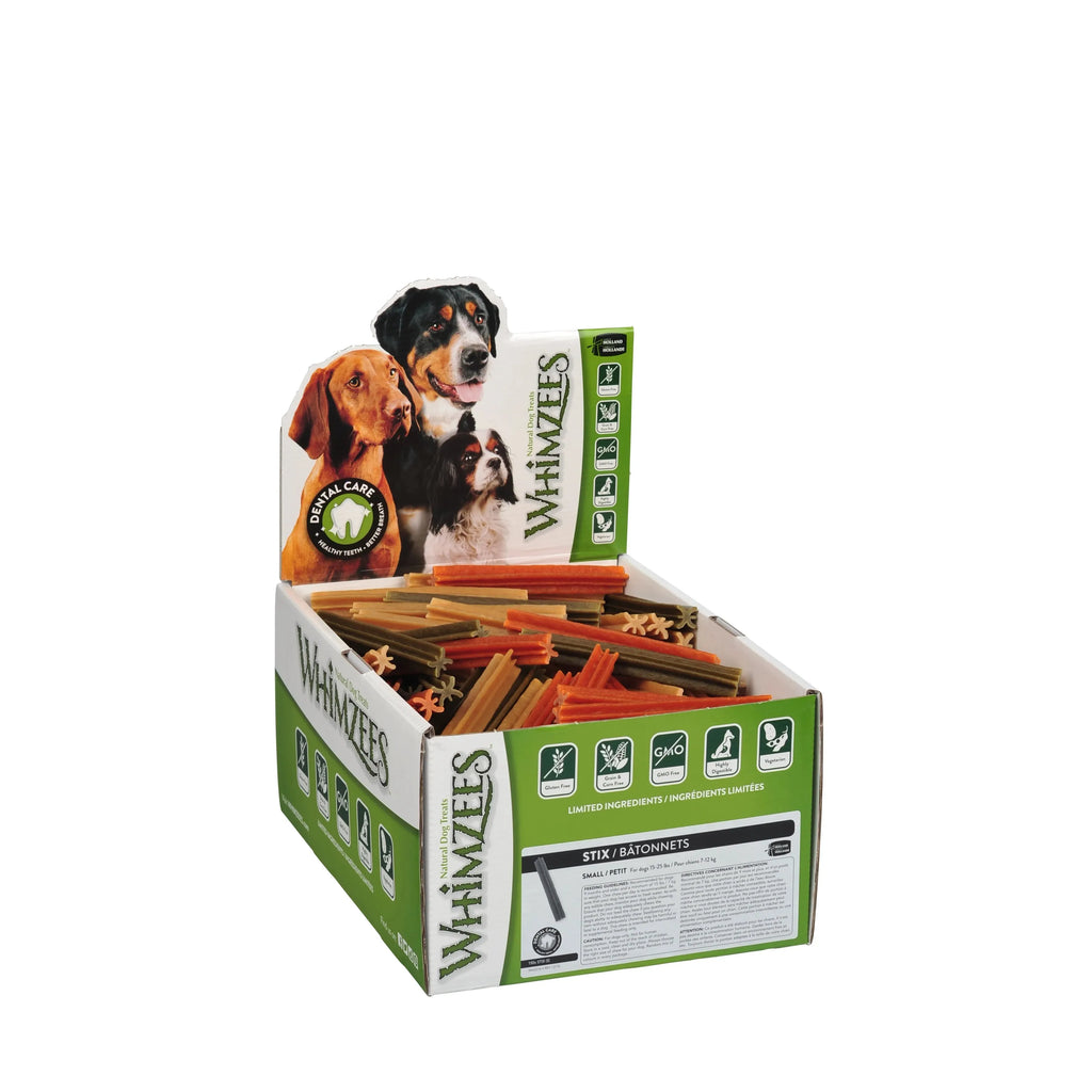 Whimzees Stix Dental Medium Dog Treat Bulk Box 76 Pack-Habitat Pet Supplies