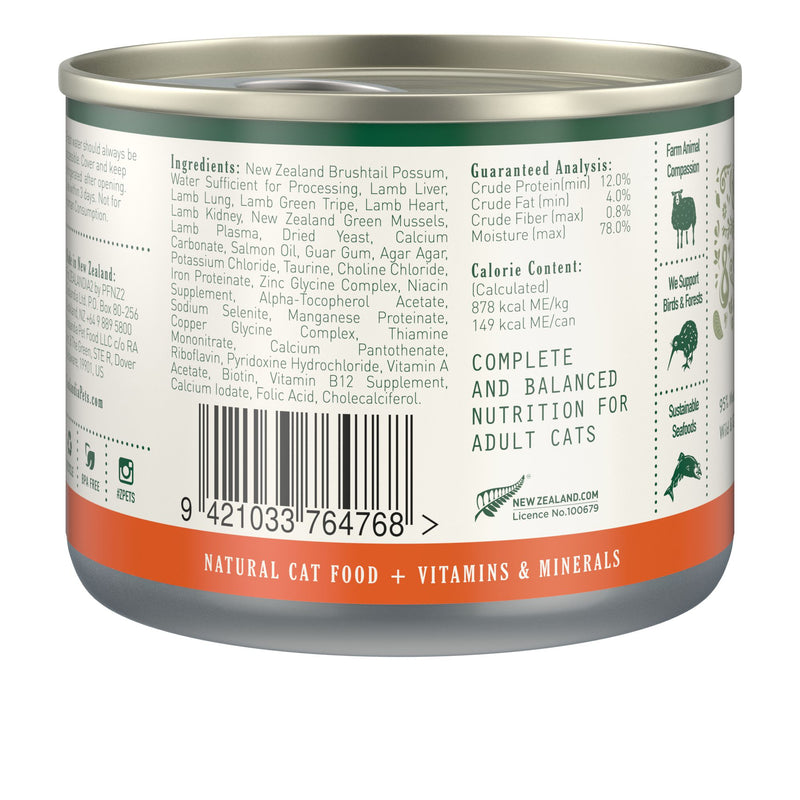 Zealandia Brushtail Possum Pate Adult Cat Wet Food 170g