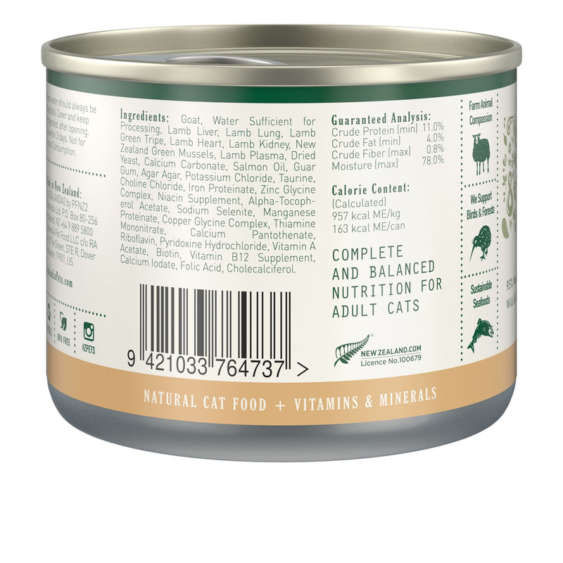 Zealandia Goat Pate Adult Cat Wet Food 170g x24