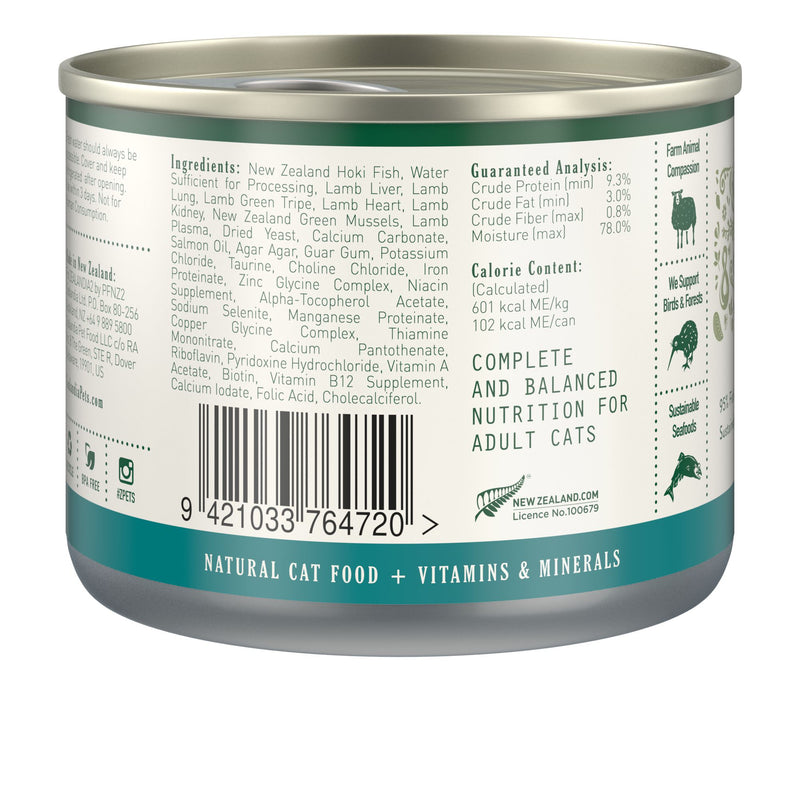 Zealandia Hoki Fish Pate Adult Cat Wet Food 170g