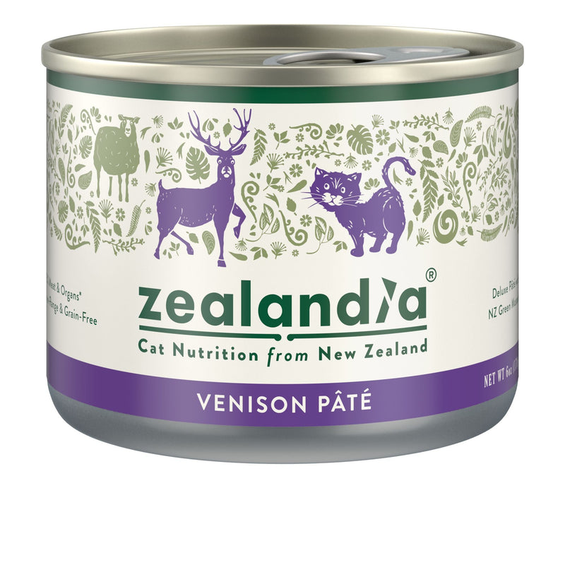 Zealandia Venison Pate Adult Cat Wet Food 170g x24-Habitat Pet Supplies