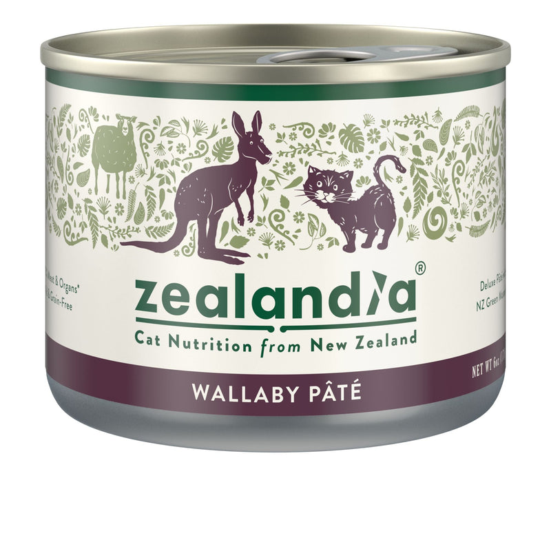 Zealandia Wallaby Pate Adult Cat Wet Food 170g x24-Habitat Pet Supplies