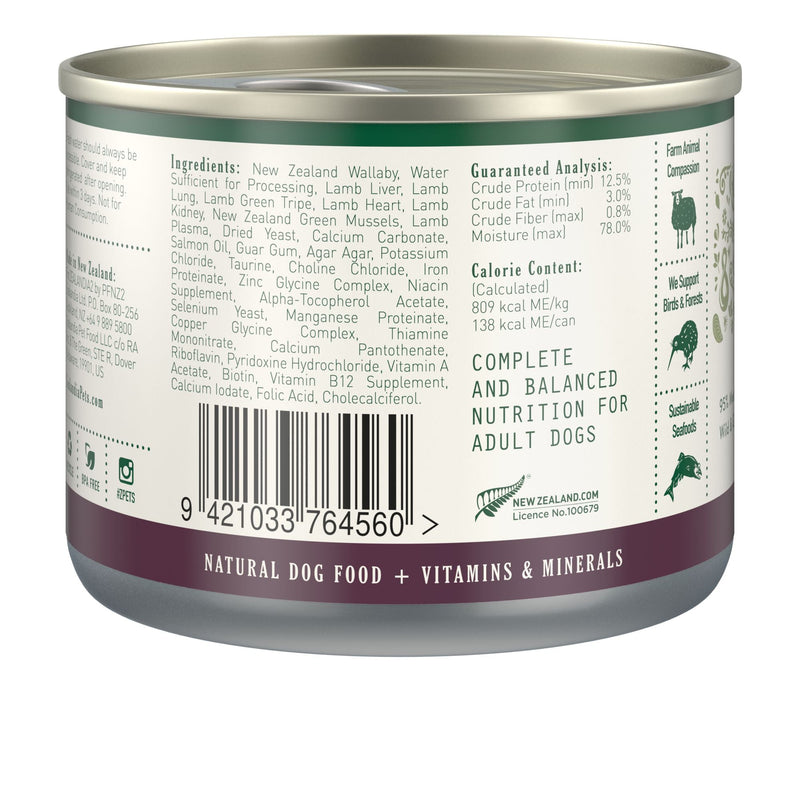 Zealandia Wallaby Pate Adult Dog Wet Food 170g-Habitat Pet Supplies