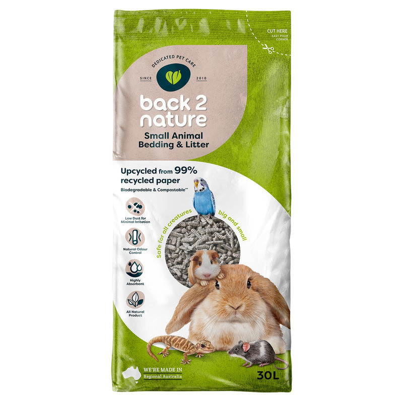 Back 2 Nature Small Animal Bedding 30L-Habitat Pet Supplies