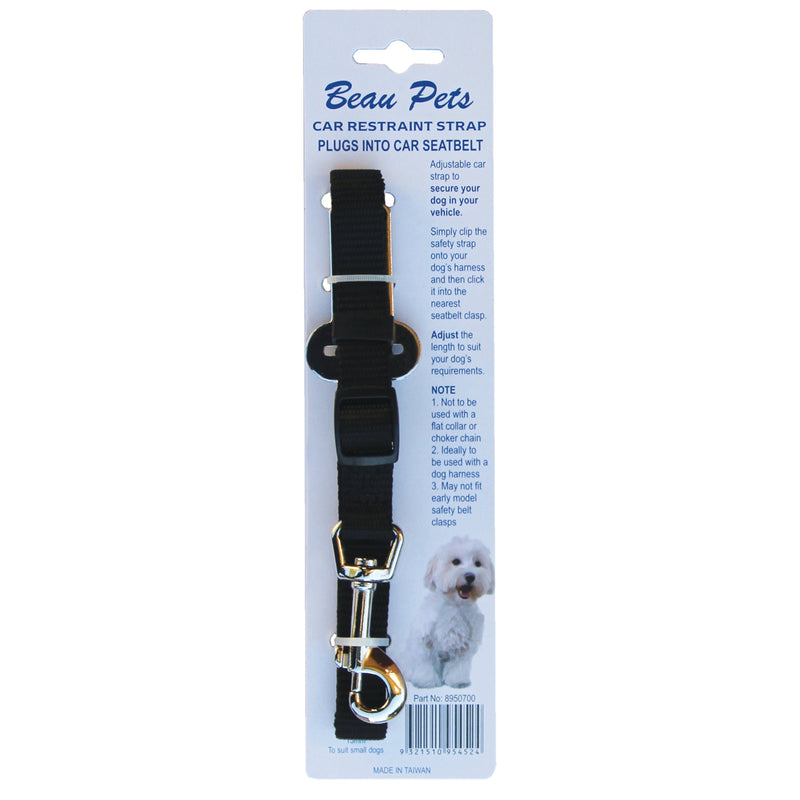 Beau Pets Car Restraint Strap 15mm***-Habitat Pet Supplies