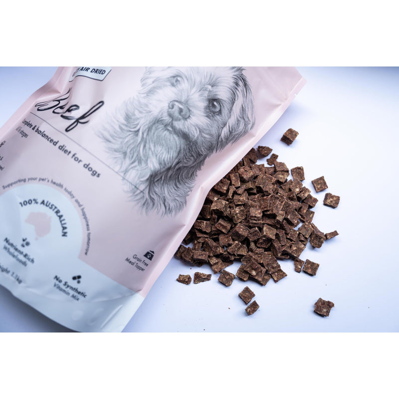 Bugsy Beef Air Dried Raw Dog Food 1.1kg ^._.^