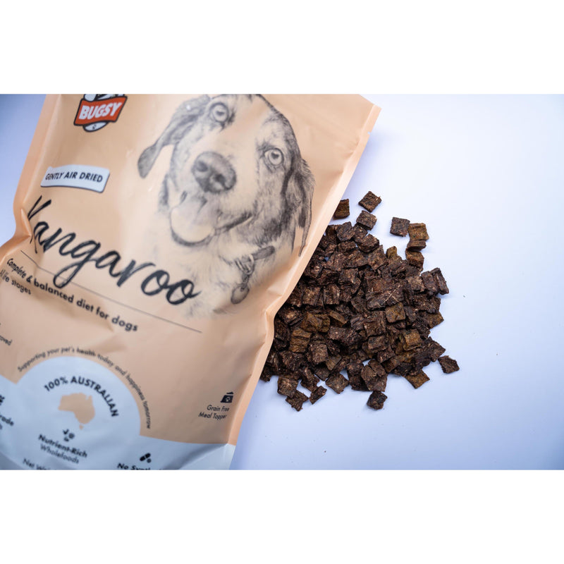 Bugsy Kangaroo Air Dried Raw Dog Food 1.1kg ^._.^
